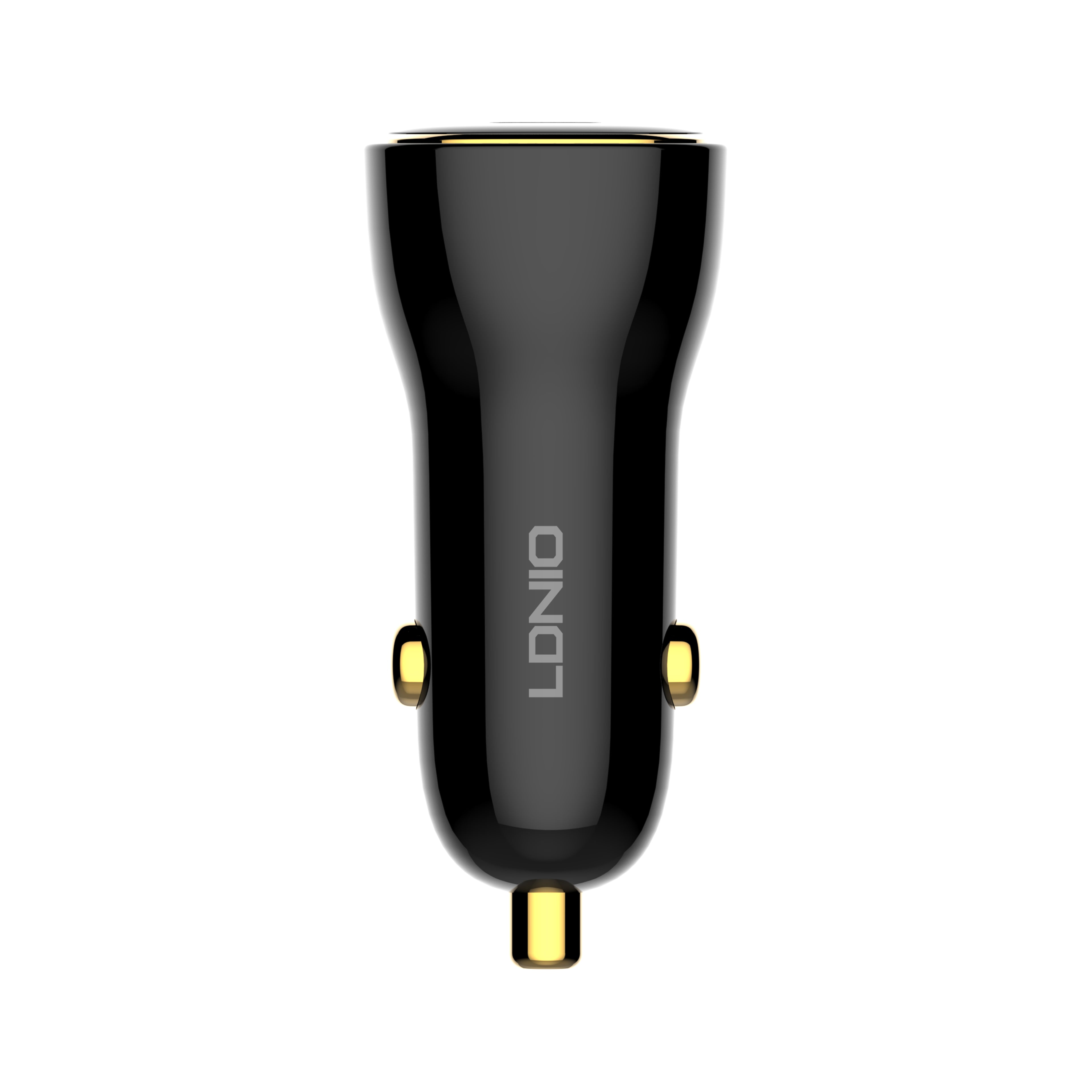 Cargador de Coche LDNIO C104 60W Dual USB-C con Carga Rápida PD + PPS