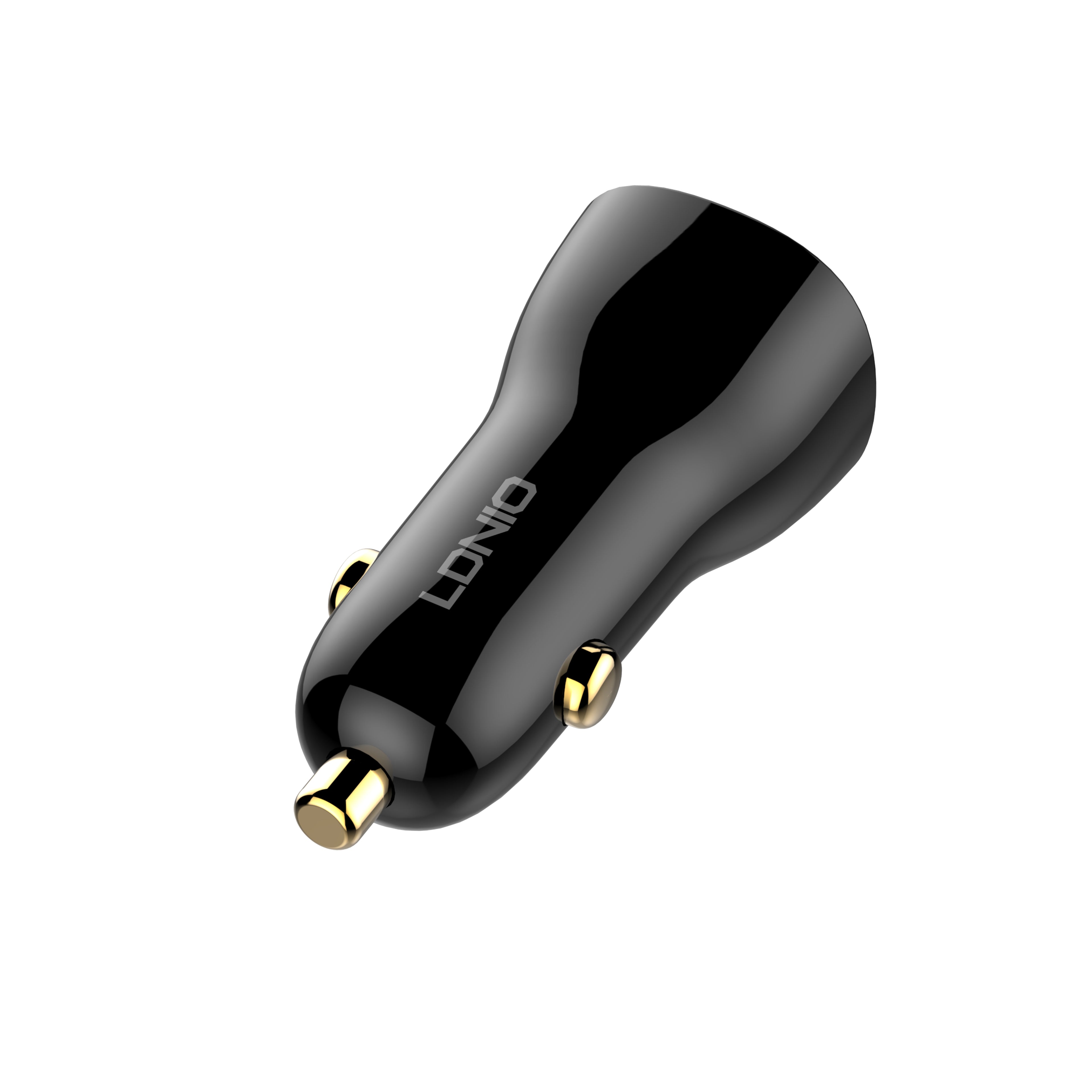 Cargador de Coche LDNIO C104 60W Dual USB-C con Carga Rápida PD + PPS