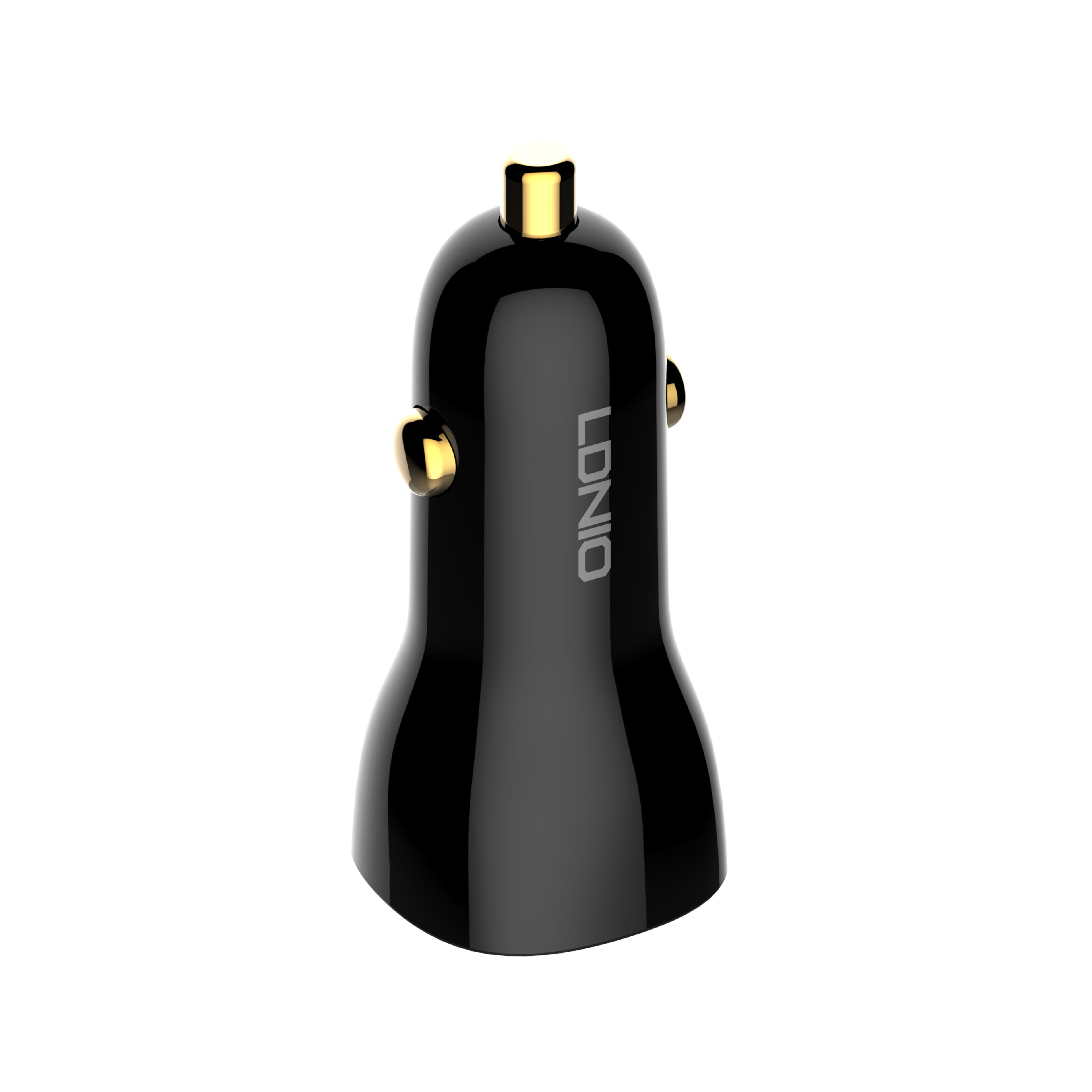 Cargador de Coche LDNIO C104 60W Dual USB-C con Carga Rápida PD + PPS