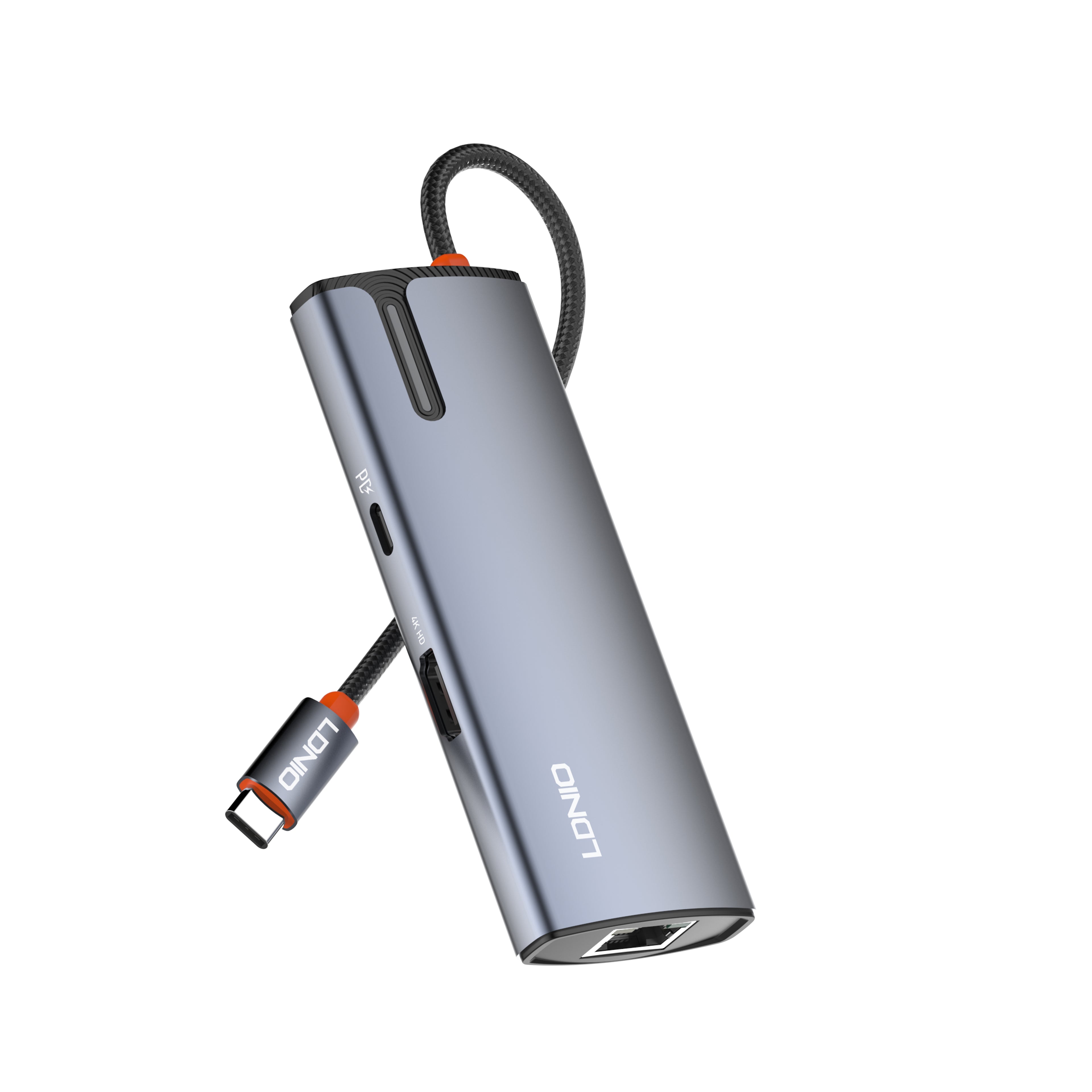 Hub USB-C LDNIO DS-16H 6 en 1 con HDMI 4K, USB 3.0 y RJ45
