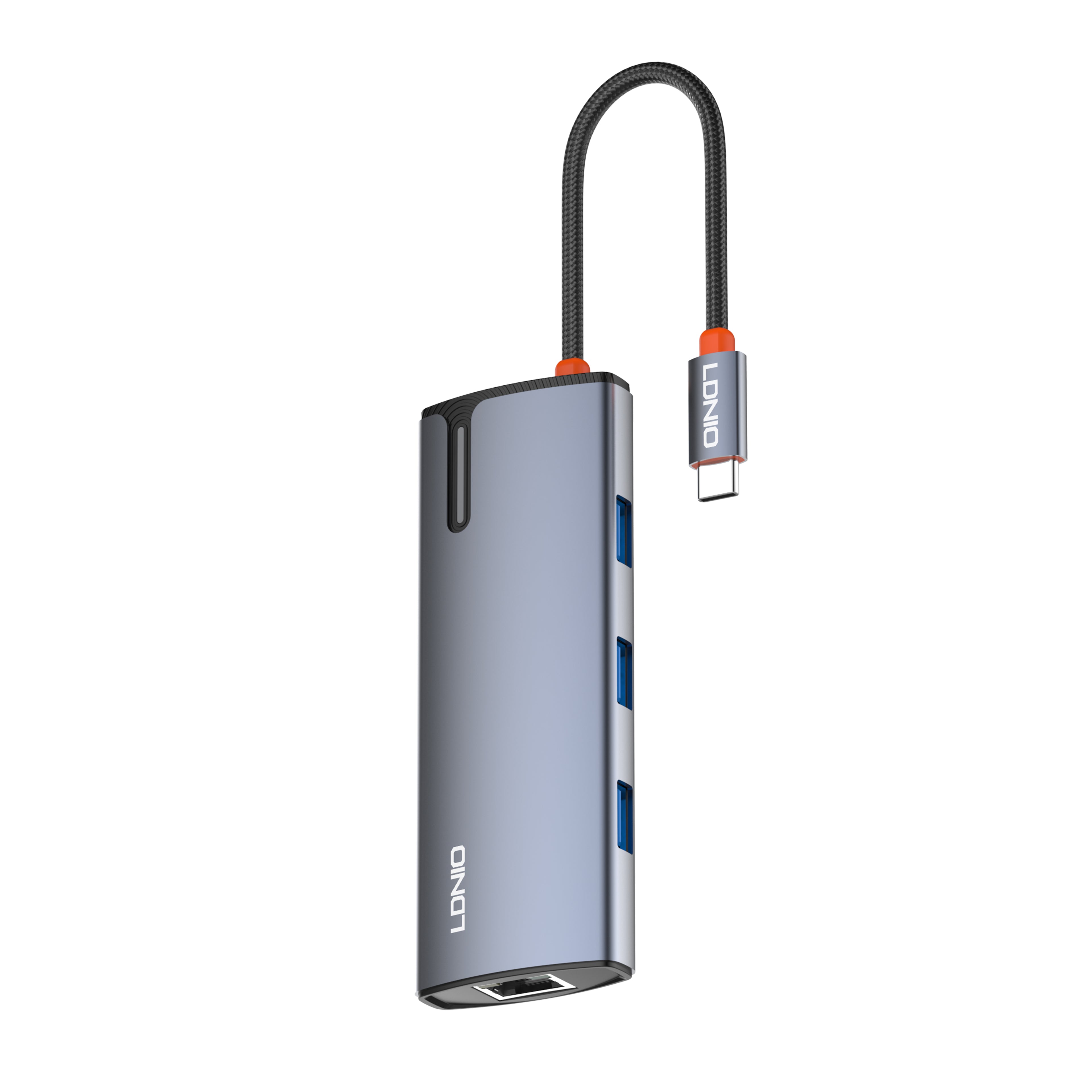 Hub USB-C LDNIO DS-16H 6 en 1 con HDMI 4K, USB 3.0 y RJ45