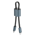 Cable USB-C a USB-C LDNIO LC23C 65W Carga Rápida con Almacenamiento Magnético