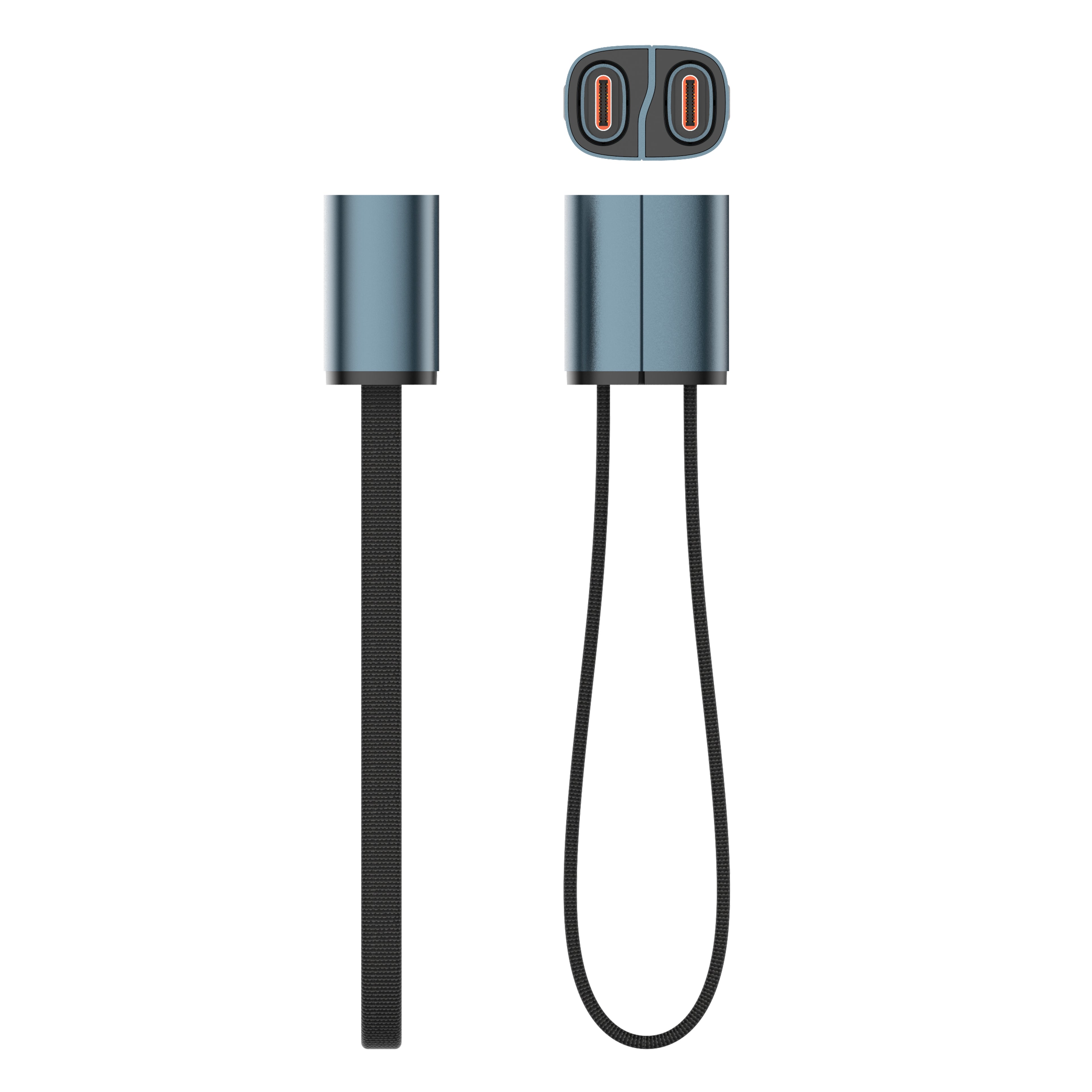 Cable USB-C a USB-C LDNIO LC23C 65W Carga Rápida con Almacenamiento Magnético