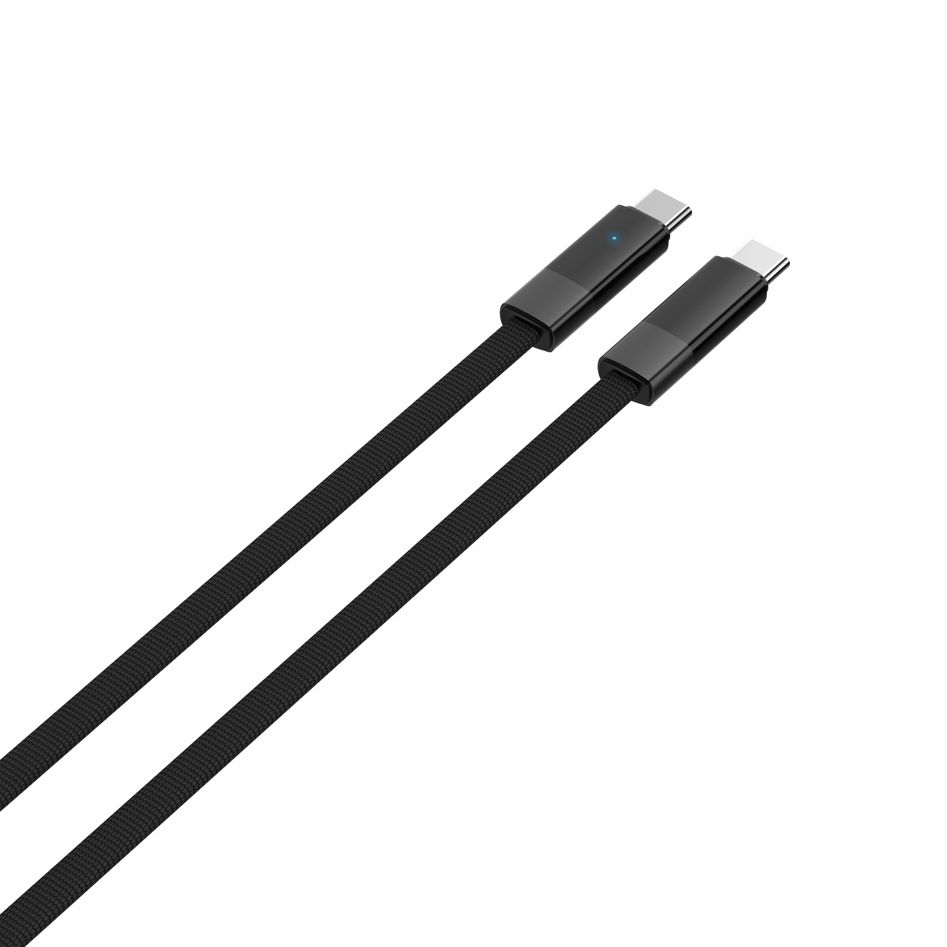 Cable USB-C a USB-C LDNIO LC241C 100W con Desconexión Automática Inteligente