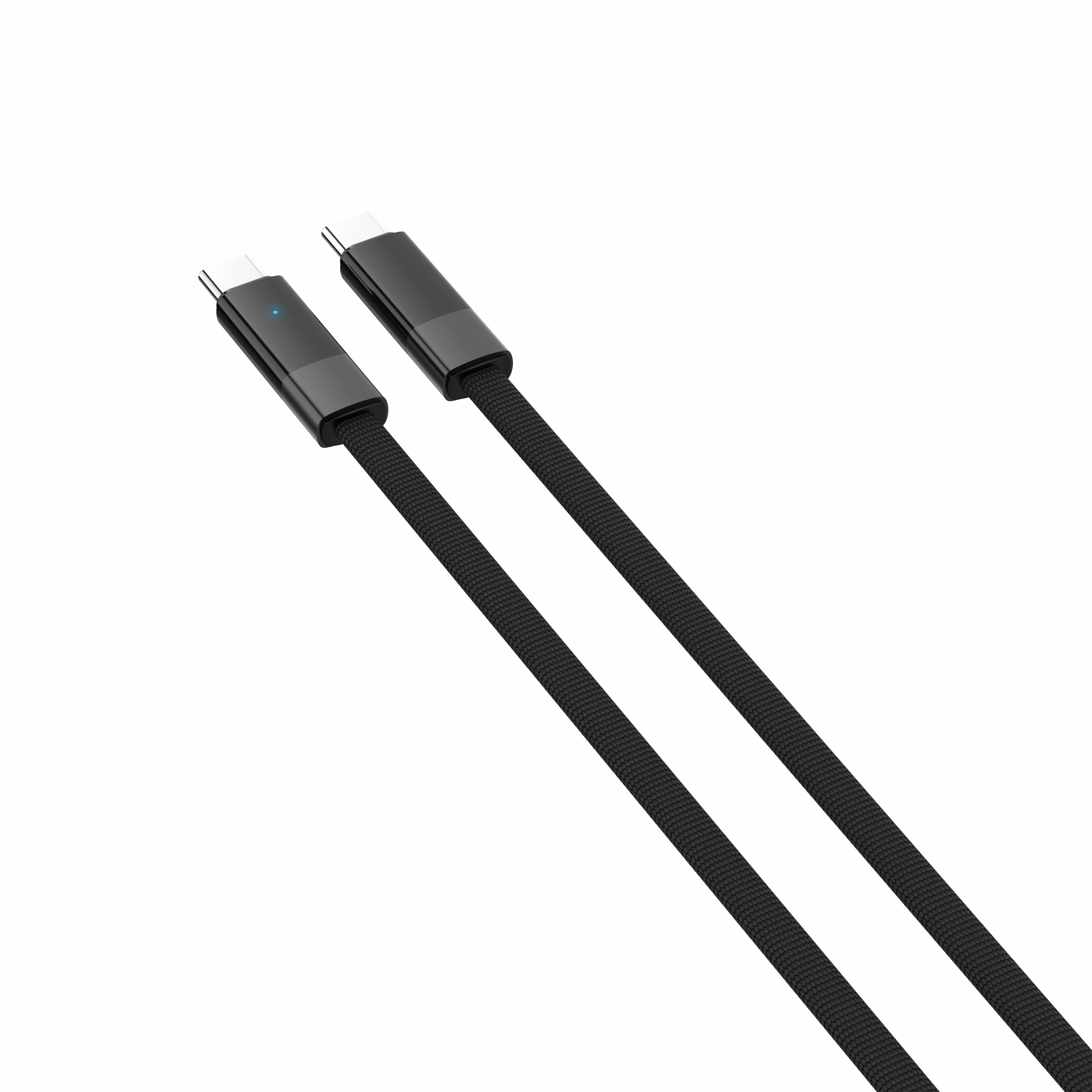Cable USB-C a USB-C LDNIO LC241C 100W con Desconexión Automática Inteligente