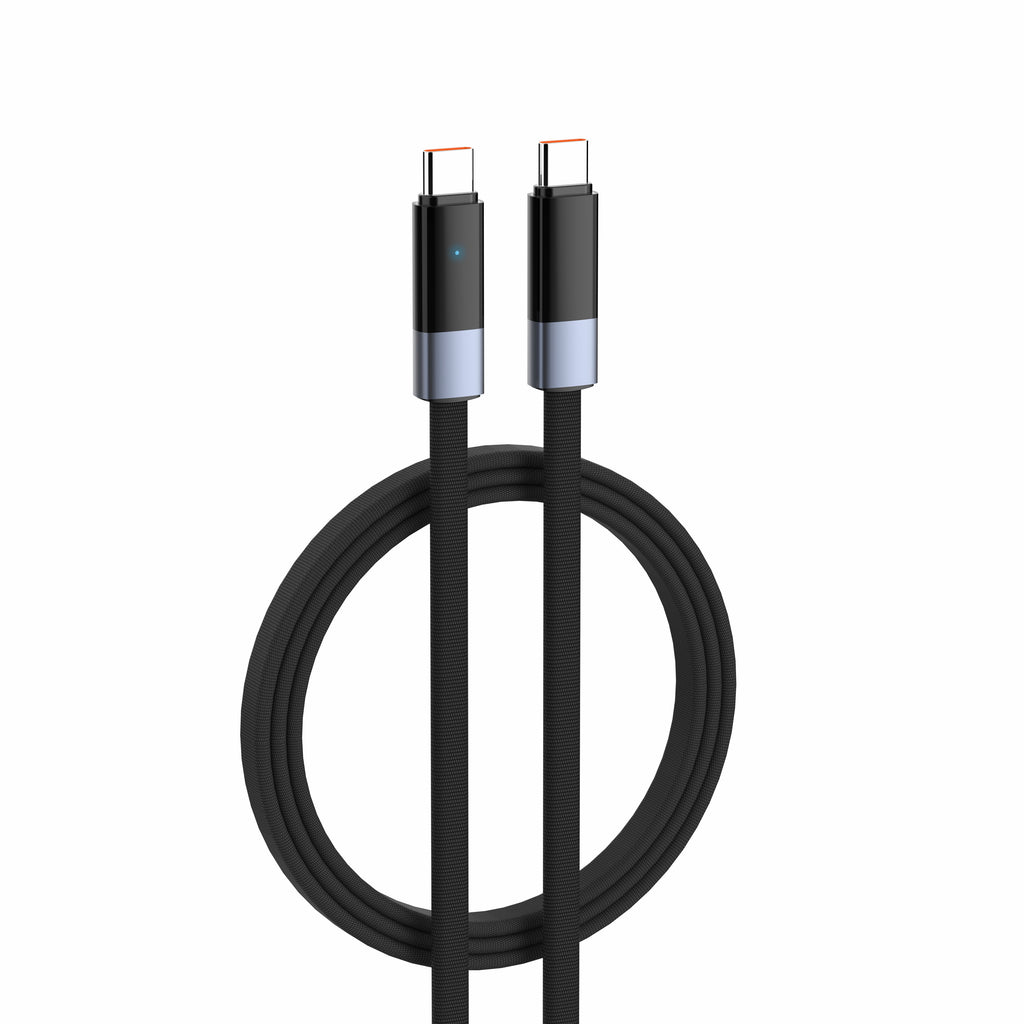 Cable USB-C a USB-C LDNIO LC241C 65W con Desconexión Automática Inteligente