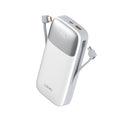 Power Bank LDNIO PQ20 20000mAh con Cable Integrado y Carga Rápida 20W