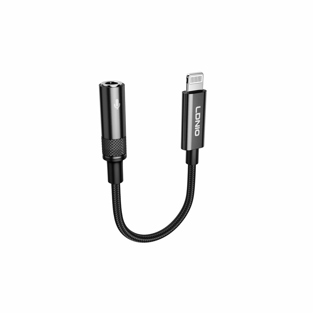 Adaptador Lightning a Jack 3.5 mm LDNIO LS-T80i Audio Hi-Fi para iPhone