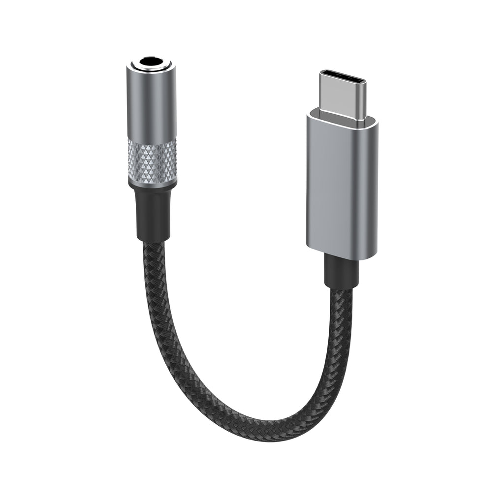 Adaptador USB-C a Jack 3.5 mm LDNIO LS-Y80C Audio Hi-Fi para Auriculares