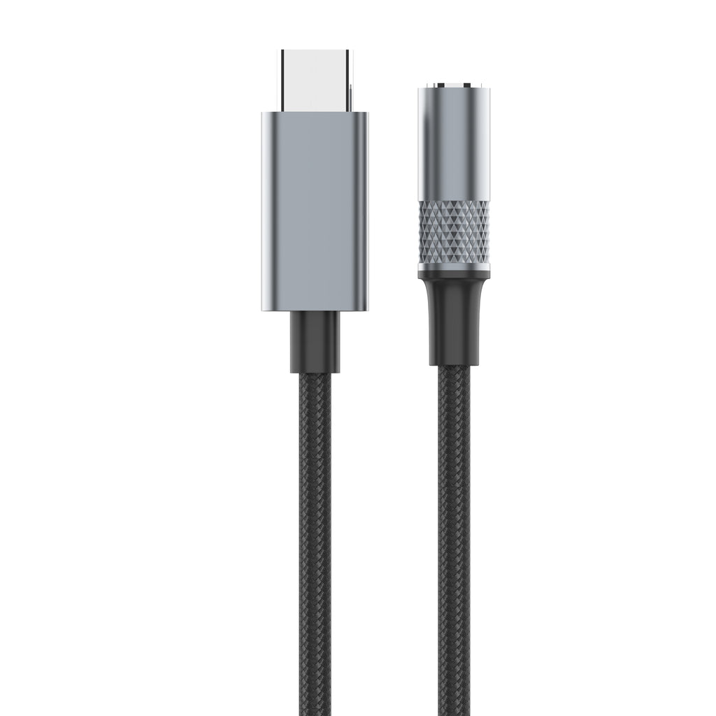 Adaptador USB-C a Jack 3.5 mm LDNIO LS-Y80C Audio Hi-Fi para Auriculares