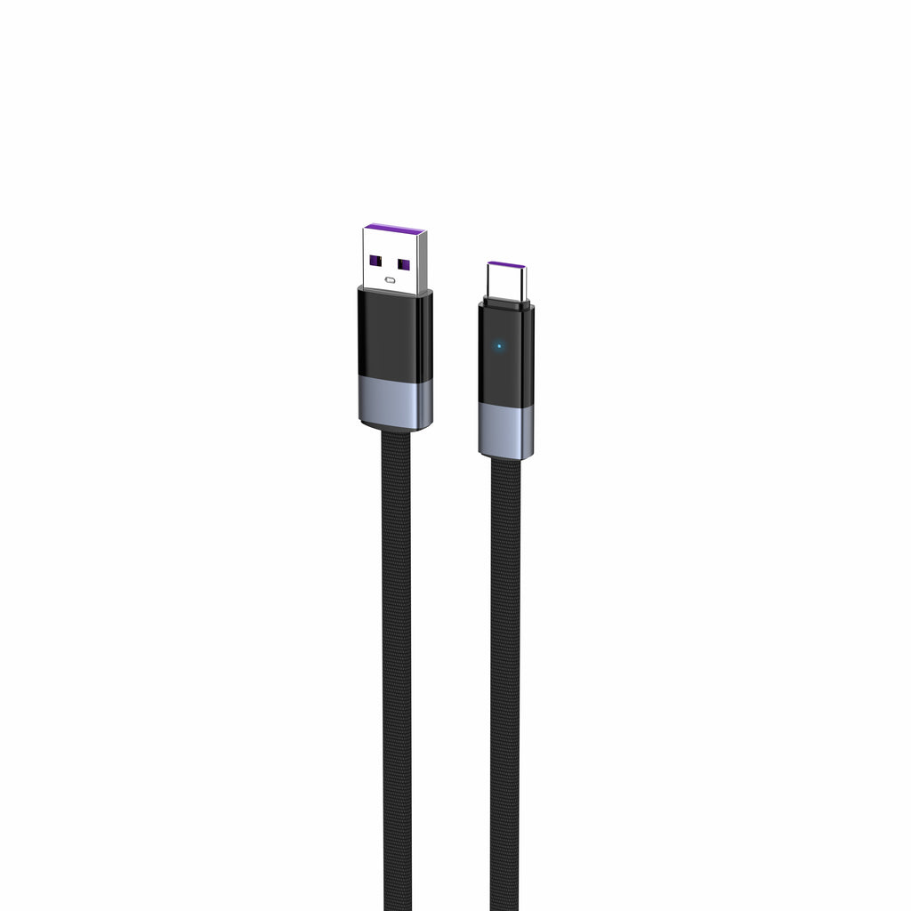 Cable USB-A a USB-C LDNIO LS241Q 100W 1 Metro con Desconexión Automática