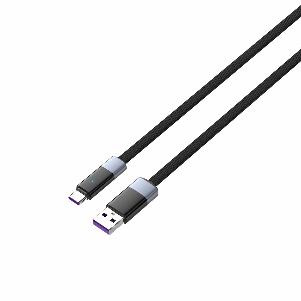 Cable USB-A a USB-C LDNIO LS241Q 100W 1 Metro con Desconexión Automática