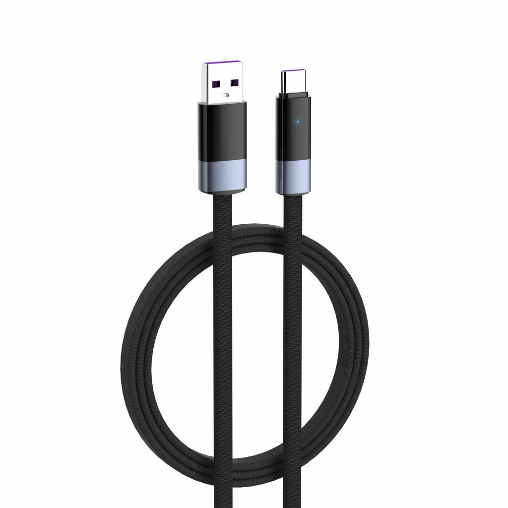 Cable USB-A a USB-C LDNIO LS241Q 100W 1 Metro con Desconexión Automática