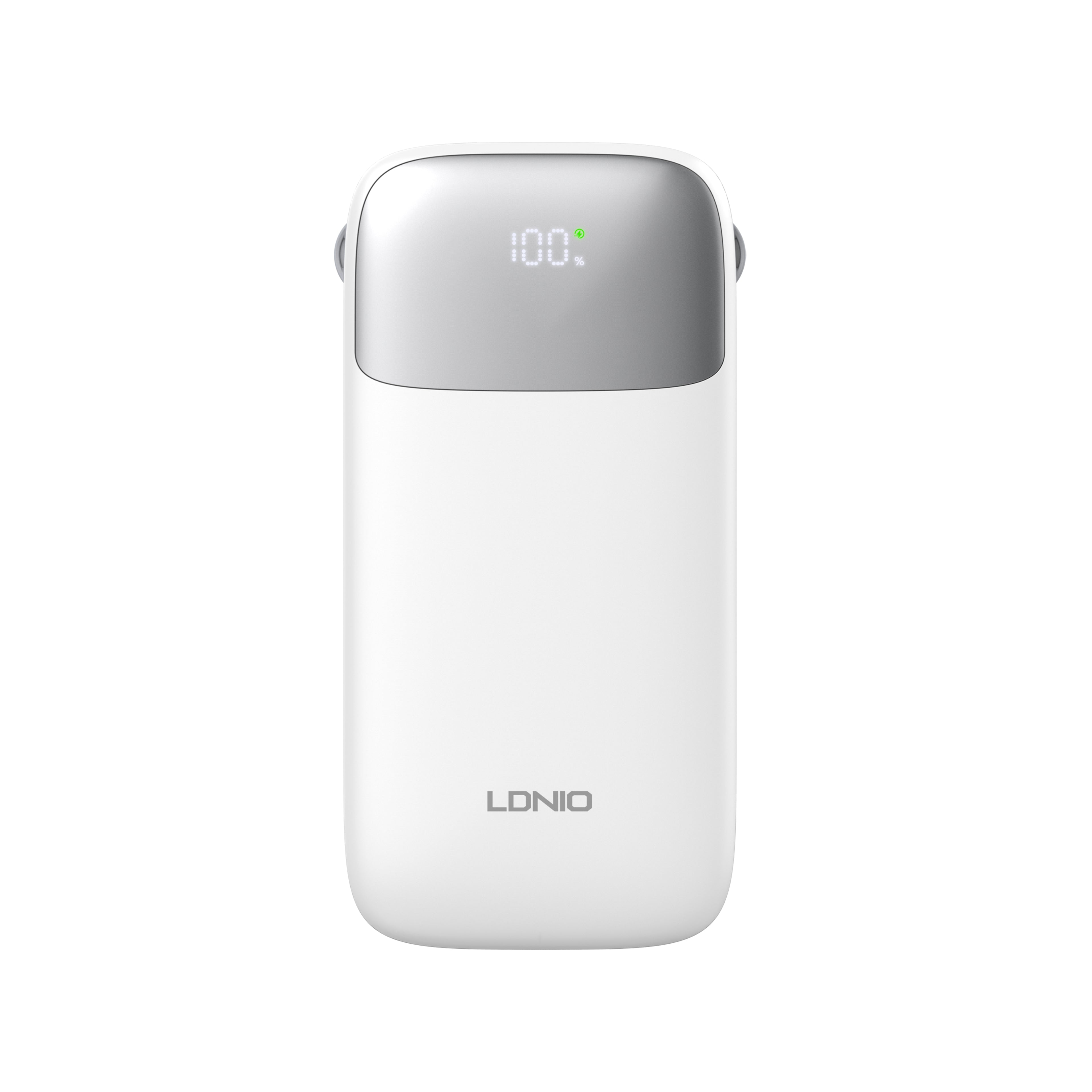 Power Bank LDNIO PQ19 10000mAh con Cable Integrado y Carga Rápida 20W