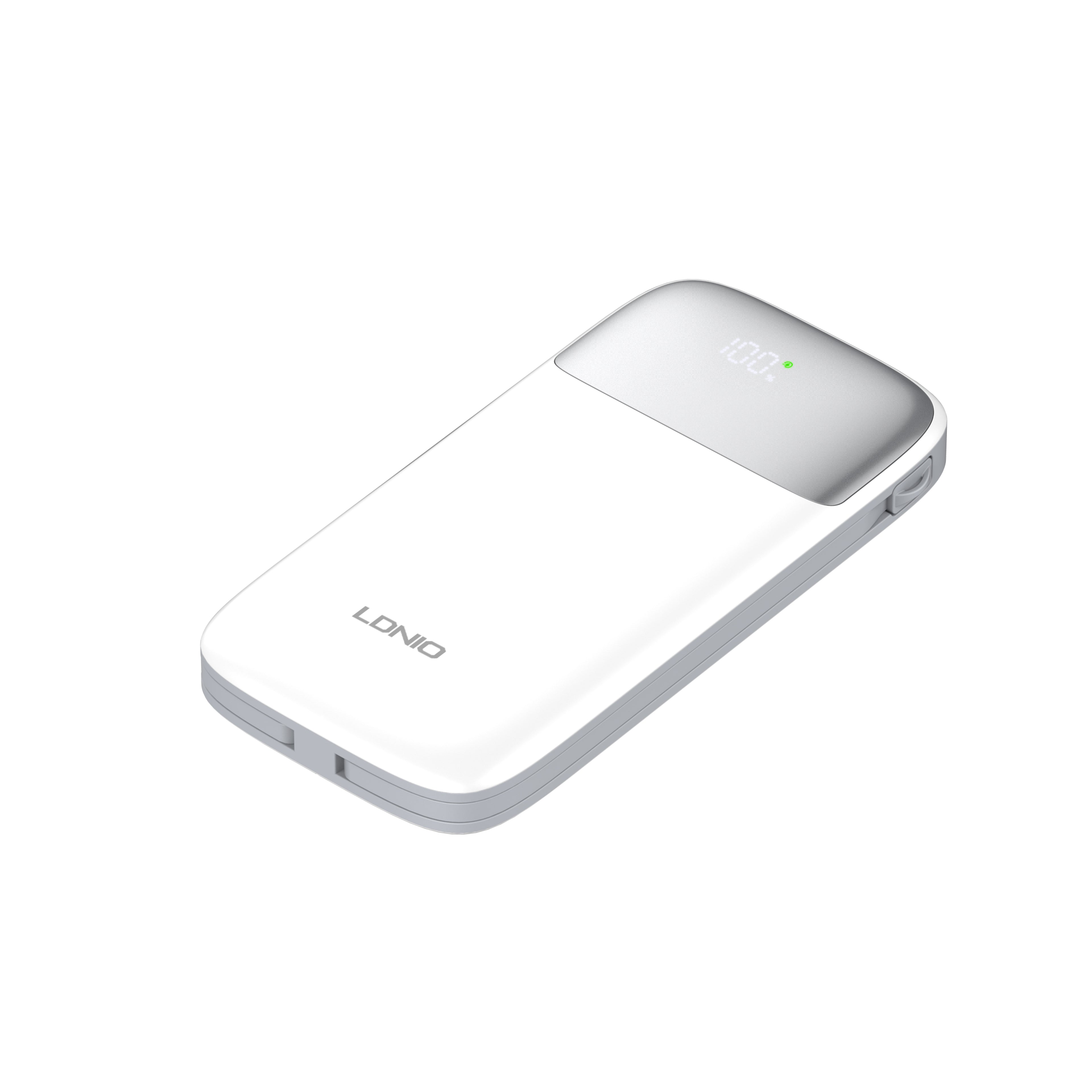 Power Bank LDNIO PQ19 10000mAh con Cable Integrado y Carga Rápida 20W