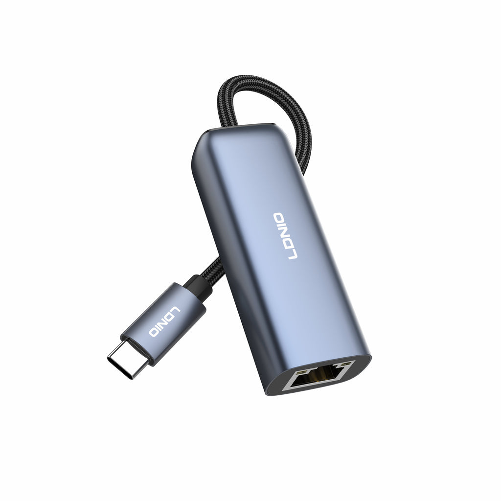 Adaptador USB-C a Ethernet Gigabit LDNIO RJ-01C RJ45 1000Mbps