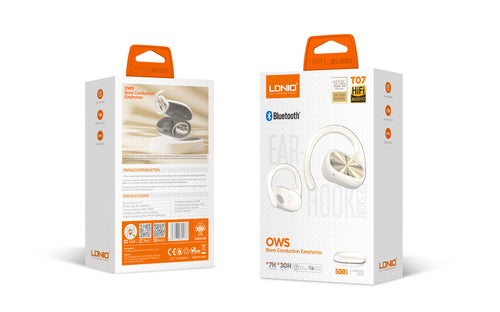 Auriculares Bluetooth LDNIO T07 OWS Conducción Ósea HiFi