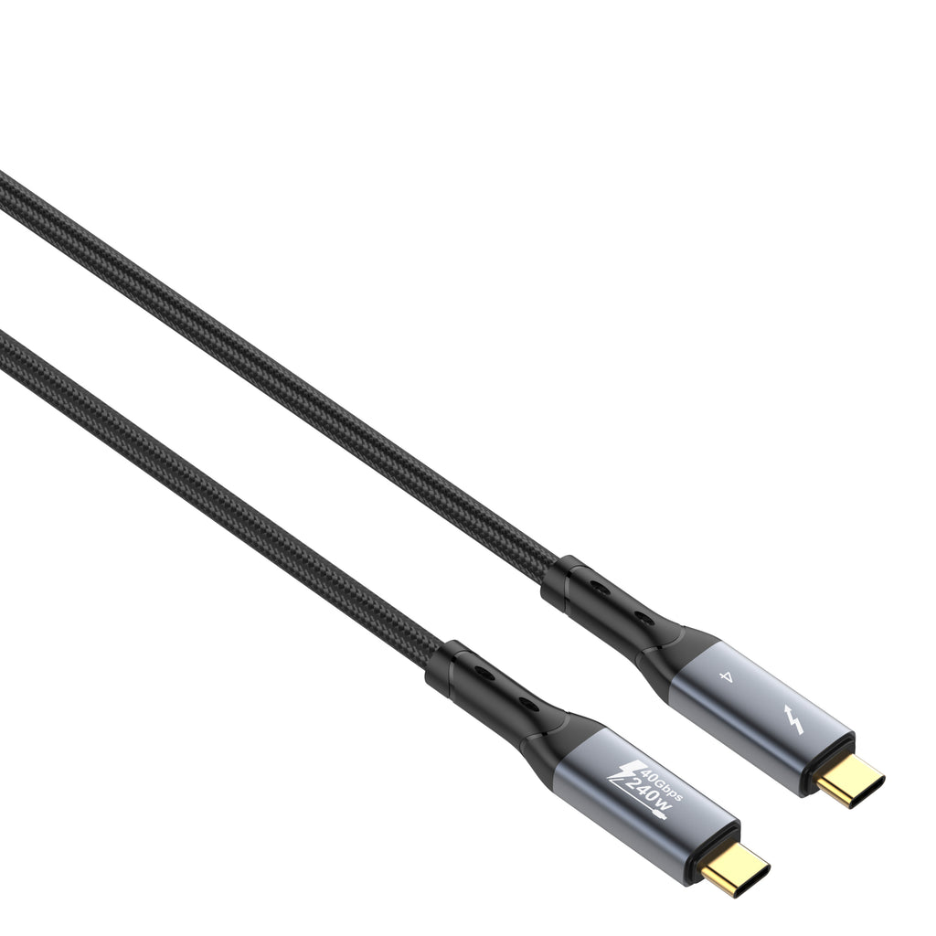 Cable USB-C a USB-C LDNIO TC-10C USB4 240W 50cm Carga Rápida y Transferencia de Datos