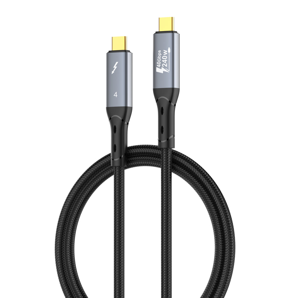 Cable USB-C a USB-C LDNIO TC-10C USB4 240W 50cm Carga Rápida y Transferencia de Datos
