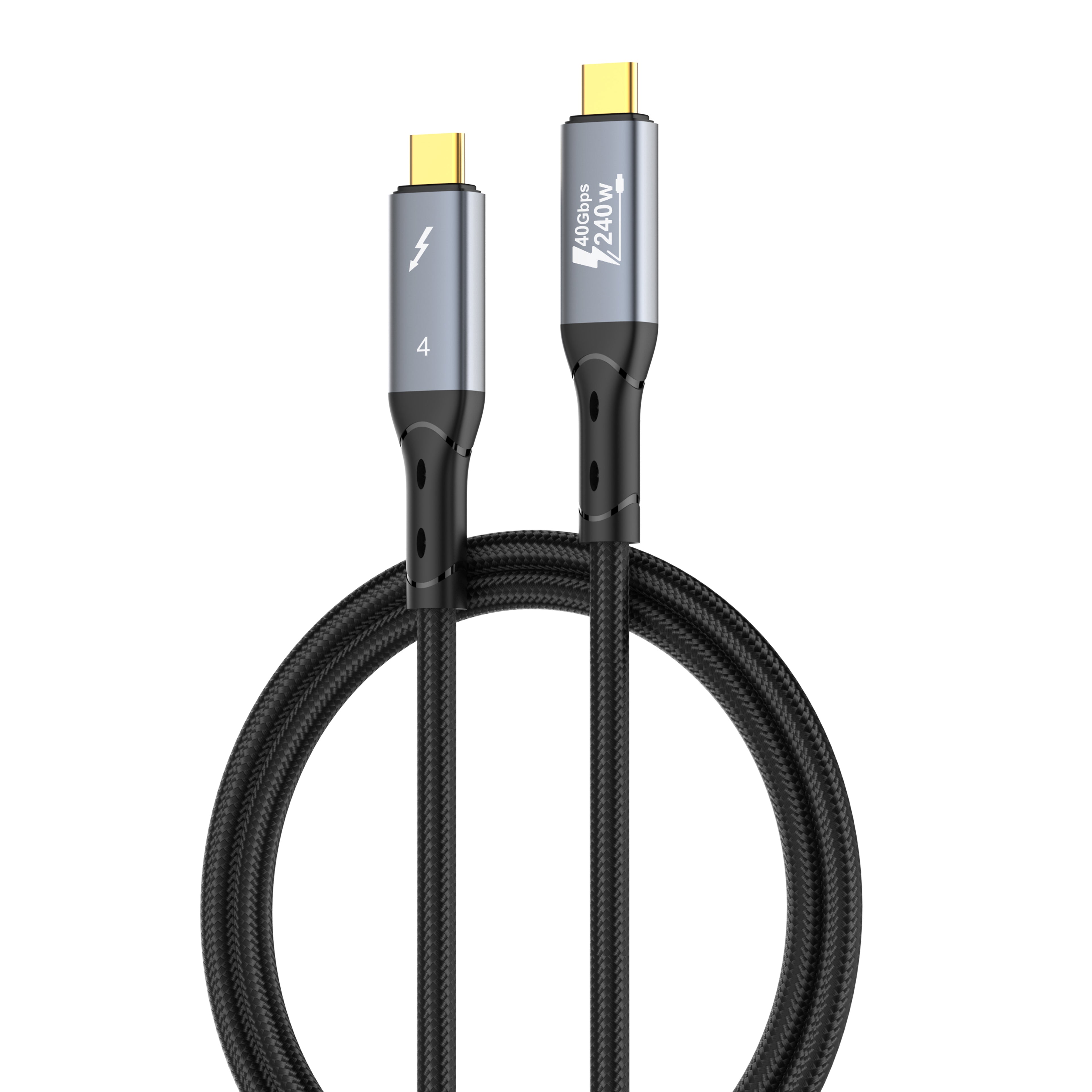 Cable USB-C a USB-C LDNIO TC-10C USB4 240W 50cm Carga Rápida y Transferencia de Datos