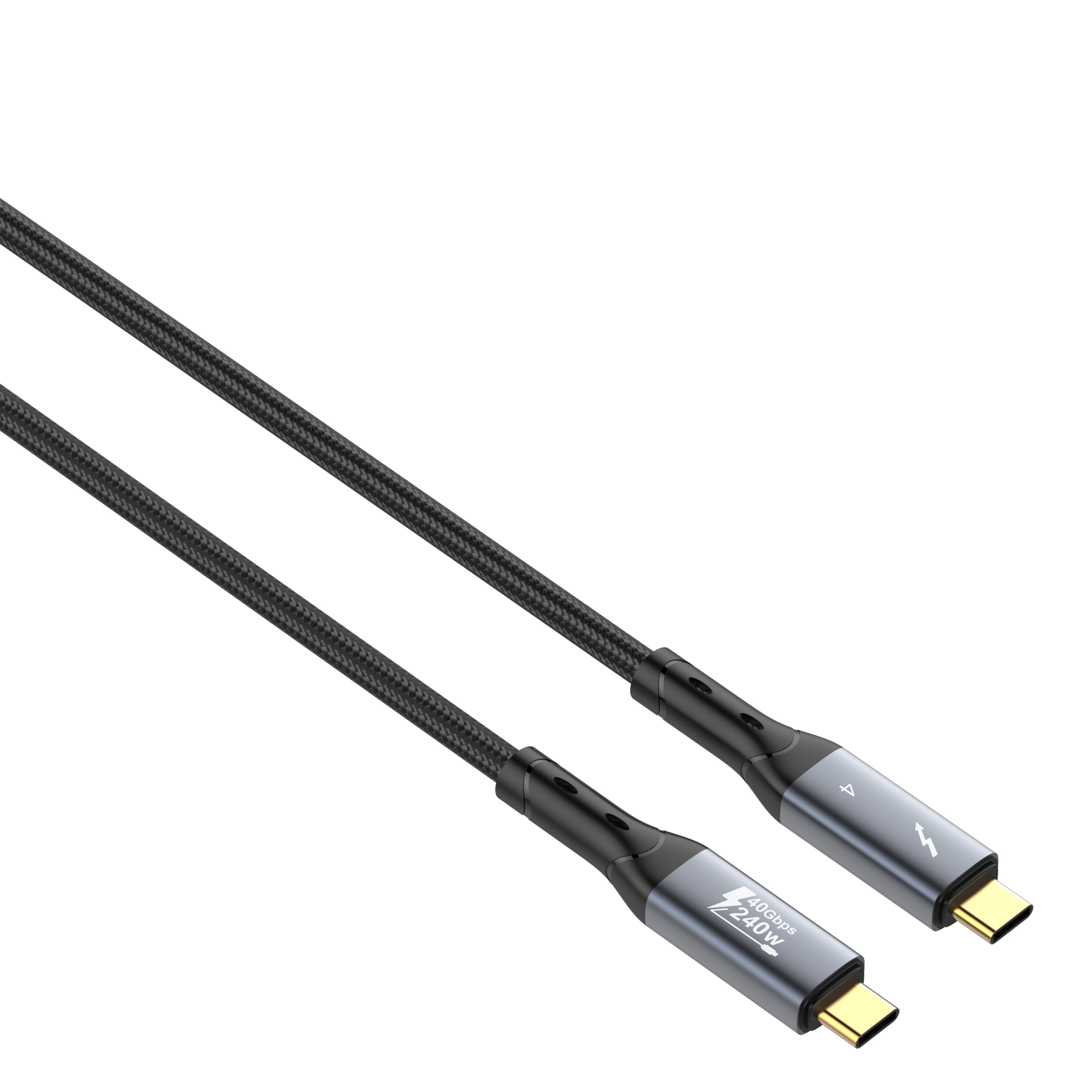 Cable USB-C a USB-C LDNIO TC-11C USB4 240W 1 Metro Carga Rápida y Transferencia de Datos