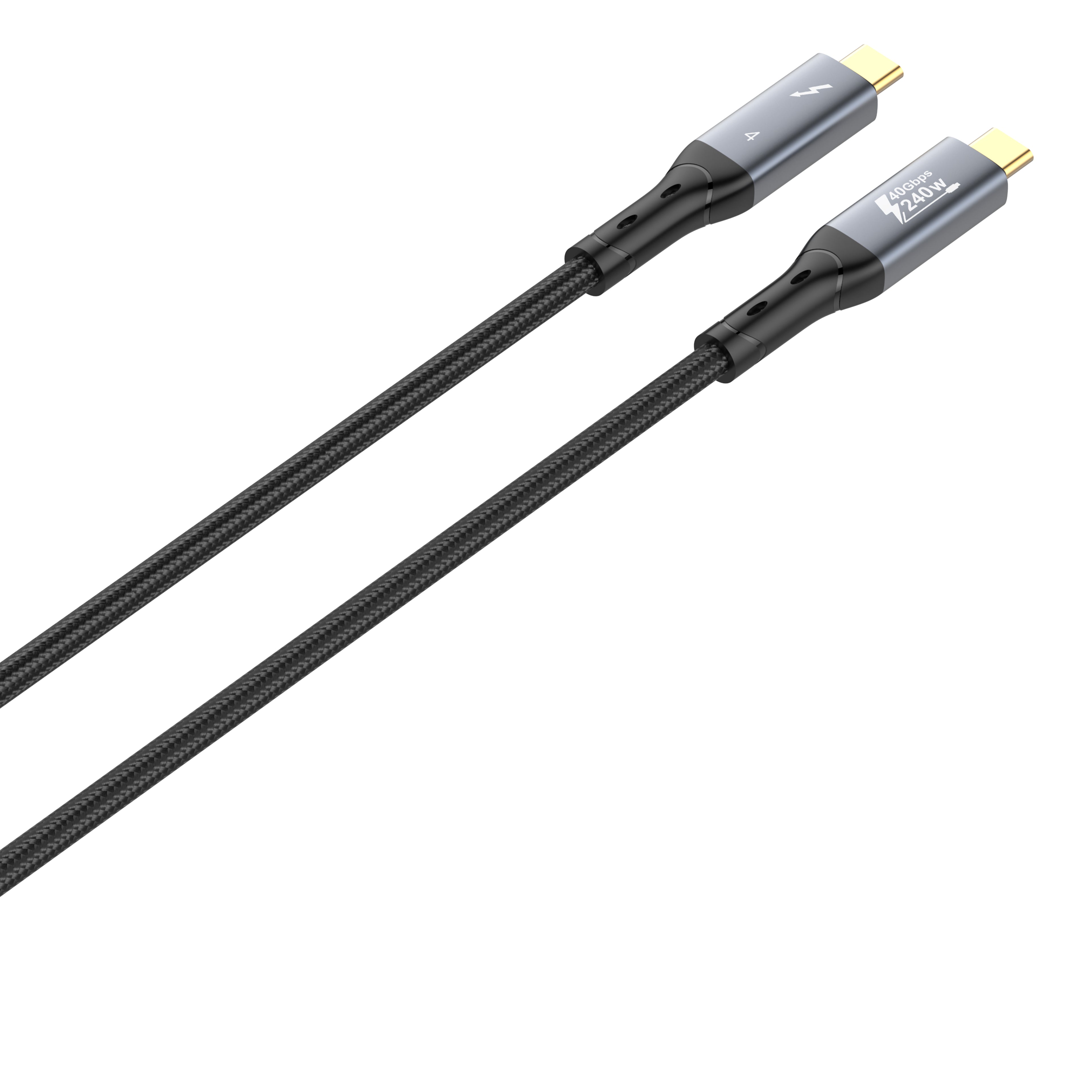 Cable USB-C a USB-C LDNIO TC-11C USB4 240W 1 Metro Carga Rápida y Transferencia de Datos