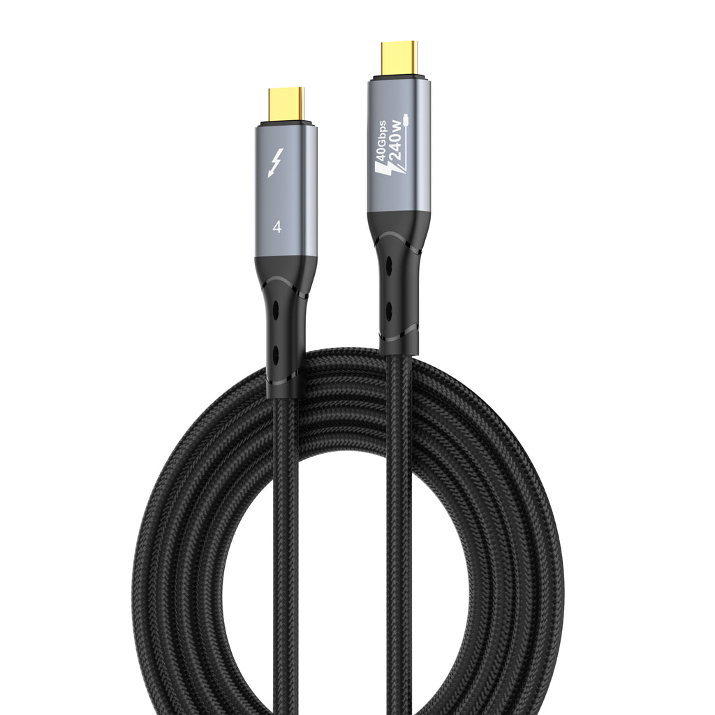 Cable USB-C a USB-C LDNIO TC-11C USB4 240W 1 Metro Carga Rápida y Transferencia de Datos